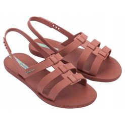 Sandały dla kobiet Ipanema STYLE SANDAL FEM. Czerwone sandały Ipanema, bez wzorów, sportowe, bez obcasa, bez zapięcia. Za 76.99 zł.