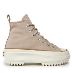 Trampki Converse. Brązowe trampki Converse, bez wzorów, retro, bez zapięcia. Za 429.99 zł.