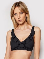 Lauren Ralph Lauren Góra od bikini LR9GV84E Czarny. Czarne bikini Lauren Ralph Lauren, bez wzorów, z syntetyku. Za 429.00 zł.