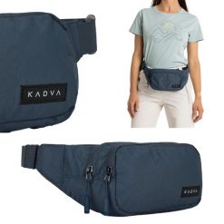 Saszetka nerka KADVA CityQuest. Niebieskie nerki i saszetki KADVA, bez wzorów, sportowe, bez dodatków. Za 29.99 zł.