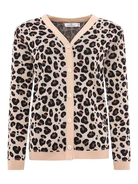 Zwillingsherz Kardigan w kolorze beżowym rozmiar: L/XL. Brązowe swetry Zwillingsherz, l, bez wzorów, z bawełny, bez ramiączek. Za 228.92 zł.