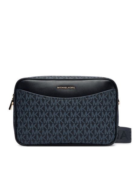 MICHAEL Michael Kors Torebka Bev 32F6G22C9V Granatowy. Niebieskie listonoszki MICHAEL Michael Kors, bez wzorów, ze skóry, bez dodatków. Za 1,099.00 zł.