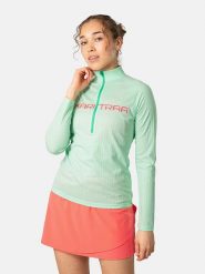 KARI TRAA Koszulka funkcyjna "Ella" w kolorze jasnozielonym rozmiar: M. Zielone t-shirty sportowe Kari Traa, m, bez wzorów, z materiału, bez ramiączek, outdoorowe. Za 158.84 zł.