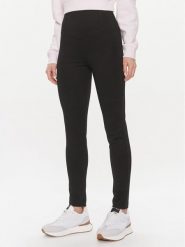 Guess Legginsy Anna W4RB23 KBJP2 Czarny Slim Fit. Czarne legginsy Guess, z aplikacjami, z syntetyku. Za 399.99 zł.
