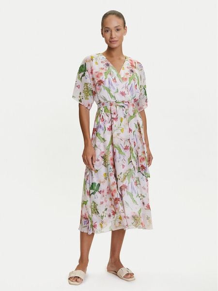 Tatuum Sukienka koktajlowa Bosani T2507.210 Kolorowy Regular Fit. Sukienki Tatuum, bez wzorów, z syntetyku, wizytowe, bez kołnierzyka, bez ramiączek. Za 279.99 zł.