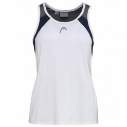 Koszulka bez rękawów damska CLUB 22 Tank Top. Białe topy Head, l, bez wzorów, z poliesteru, sportowe, bez kołnierzyka, bez ramiączek. Za 142.30 zł.