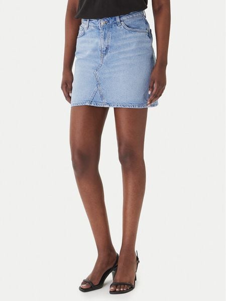HUGO Spódnica jeansowa Gatalie 50559749 Niebieski Regular Fit. Niebieskie spódnice Hugo, xl, bez wzorów, z bawełny. Za 332.99 zł.