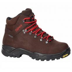 Buty turystyczne dla dorosłych Chiruca Cares GTX. Brązowe trekkingi Chiruca, bez wzorów, z gore-texu, bez zapięcia, trekkingowe, gore-tex. Za 581.00 zł.