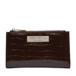 Portfel Nine West. Brązowe portfele Nine West, bez wzorów. Za 79.99 zł.