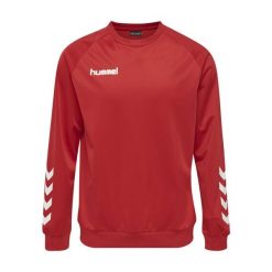 Bluza do piłki ręcznej dla dorosłych Hummel Promo Poly Sweatshirt. Czerwone bluzy bez kaptura Hummel, xl, bez wzorów, bez kaptura, do piłki ręcznej. Za 137.50 zł.