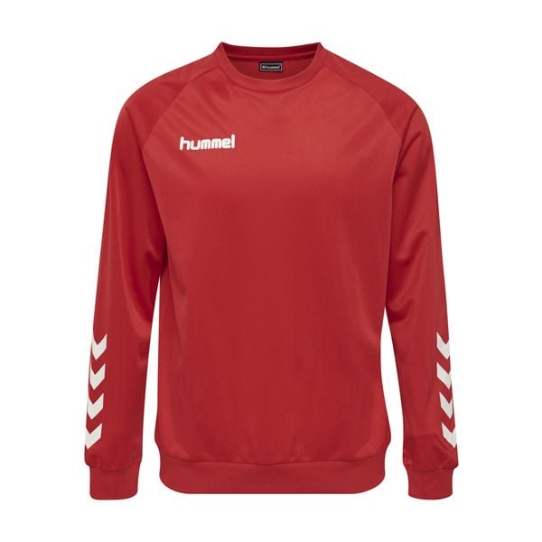 Bluza do piłki ręcznej dla dorosłych Hummel Promo Poly Sweatshirt. Czerwone bluzy bez kaptura Hummel, xl, bez wzorów, bez kaptura, do piłki ręcznej. Za 137.50 zł.