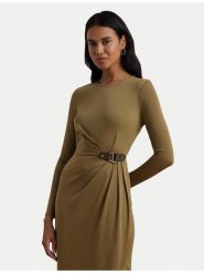 LAUREN RALPH LAUREN Sukienka codzienna 250951397002 Beżowy Slim Fit. Brązowe sukienki Lauren Ralph Lauren, na co dzień, bez wzorów, z syntetyku, bez kołnierzyka, bez ramiączek, proste. Za 599.99 zł.
