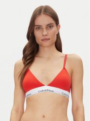 Calvin Klein Underwear Biustonosz braletka Lightly Lined Triangle 000QF5650E Czerwony. Czerwone biustonosze Calvin Klein Underwear, bez wzorów, z bawełny. Za 109.99 zł.
