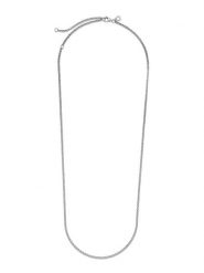 Pandora Srebrny naszyjnik - dł. 60 cm rozmiar: onesize. Szare naszyjniki Pandora, z materiału, srebrne. Za 184.89 zł.