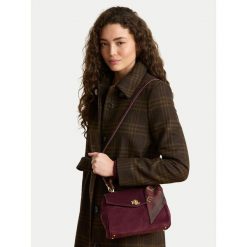 Torebka LAUREN RALPH LAUREN. Czerwone torebki klasyczne Lauren Ralph Lauren, bez wzorów, klasyczne, bez dodatków. Za 1,799.00 zł.
