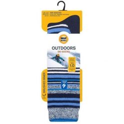 Ciepłe skarpetki narciarskie dla maksymalnego komfortu i ciepła 37-42. Niebieskie skarpetki HEAT HOLDERS, bez wzorów, z elastanu, narciarskie. Za 151.99 zł.