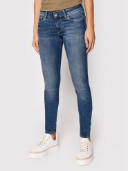 Pepe Jeans Jeansy Soho PL204174 Niebieski Skinny Fit. Niebieskie jeansy Pepe Jeans, bez wzorów, z bawełny. Za 279.99 zł.