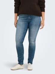 ONLY Carmakoma Dżinsy - Skinny fit - w kolorze niebieskim rozmiar: 48/L30. Niebieskie spodnie materiałowe Only Carmakoma, bez wzorów, z materiału, klasyczne. Za 179.95 zł.