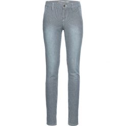 Dżinsy SKINNY z paskami bonprix ciemnoniebieski w paski. Jeansy marki bonprix. Za 99.99 zł.