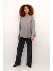 Kaffe Bluzka w kolorze szarym rozmiar: 44. Szare bluzki Kaffe, bez wzorów, z wiskozy, bez kołnierzyka, bez ramiączek. Za 60.99 zł.