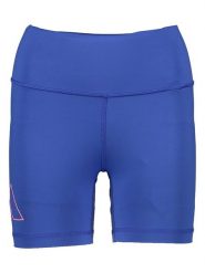 Adidas Szorty sportowe "Optime" w kolorze niebieskim rozmiar: S. Niebieskie szorty sportowe adidas, bez wzorów, z materiału, z podwyższonym stanem, outdoorowe. Za 105.63 zł.