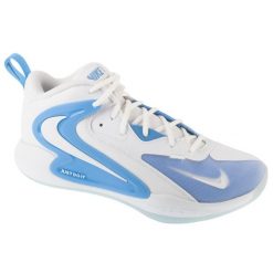 Buty do siatkówki unisex, Hyperset 2. Białe buty treningowe Nike, bez wzorów, bez zapięcia, do siatkówki, nike zoom. Za 549.99 zł.