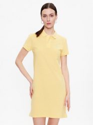 Polo Ralph Lauren Sukienka codzienna 211799490010 Żółty Regular Fit. Żółte sukienki Polo Ralph Lauren, na co dzień, xs, bez wzorów, z bawełny, bez kołnierzyka, bez ramiączek, proste. Za 469.99 zł.
