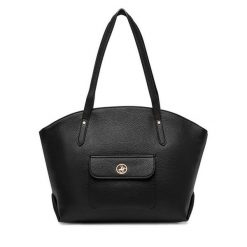 Torebka Beverly Hills Polo Club. Czarne shopper bag Beverly Hills Polo Club, bez wzorów, bez dodatków. Za 219.99 zł.