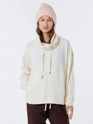 Rip Curl Bluza "Cosy" w kolorze białym rozmiar: M. Białe bluzy Rip Curl, m, bez wzorów, bez kaptura, na golfa. Za 97.05 zł.
