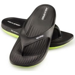 Klapki basenowe japonki Aqua Speed Alcano. Brązowe japonki Aqua-Speed, bez wzorów, sportowe. Za 59.99 zł.