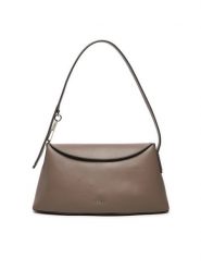 Calvin Klein Torebka Soft Sculpt K60K612565 Szary. Szare torebki klasyczne Calvin Klein, bez wzorów, ze skóry, bez dodatków. Za 309.99 zł.