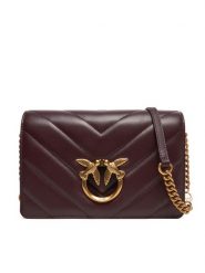 PINKO Torebka Love Click Classic PE 25 PLTT 100063 A136 Fioletowy. Fioletowe listonoszki Pinko, bez wzorów, ze skóry, bez dodatków. Za 929.99 zł.