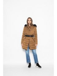 Northwood Płaszcz zimowy w kolorze brązowym rozmiar: S. Brązowe płaszcze Northwood, na zimę, s, z aplikacjami, z puchu, bez kaptura. Za 225.45 zł.