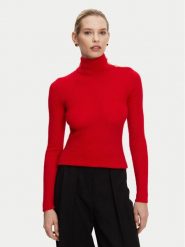 Balmain Golf DF0KF080KH25 Czerwony Slim Fit. Czerwone swetry Balmain, bez wzorów, z syntetyku, bez ramiączek. Za 3,439.00 zł.