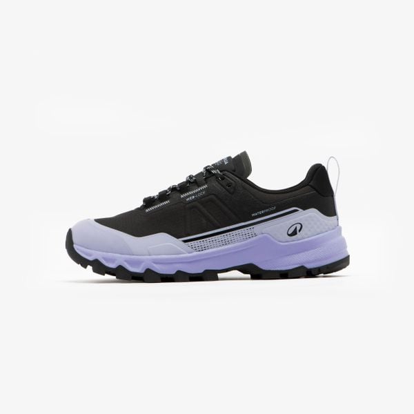 Buty turystyczne damskie Quechua MH500 Light wodoodporne. Czarne buty trekkingowe QUECHUA, bez wzorów, z kauczuku, bez zapięcia, outdoorowe. Za 329.99 zł.