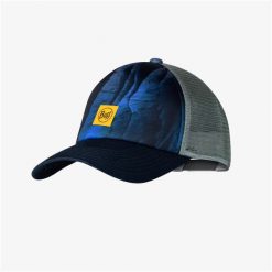 Czapka z daszkiem BUFF TRUCKER CAP ARIUS BLUE. Czarne czapki z daszkiem Buff, bez wzorów. W wyprzedaży za 53.96 zł.