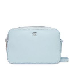 Torebka Calvin Klein. Niebieskie listonoszki Calvin Klein, bez wzorów, bez dodatków. Za 369.99 zł.
