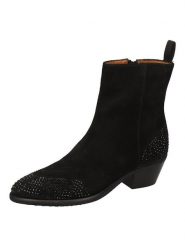 MELVIN & HAMILTON Skórzane botki "Bridie 5" w kolorze czarnym rozmiar: 40. Czarne botki Melvin & Hamilton, bez wzorów, eleganckie, bez obcasa, bez zapięcia. Za 826.95 zł.