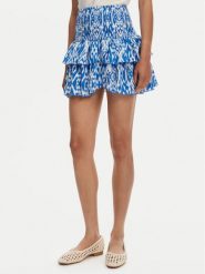 ONLY Spódnica mini Nadja 15351182 Niebieski Regular Fit. Niebieskie spódnice ONLY, xs, bez wzorów, z bawełny, mini. Za 99.99 zł.