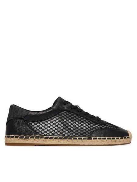 MICHAEL Michael Kors Espadryle Olllie 43S6SCFS2D Czarny. Czarne espadryle MICHAEL Michael Kors, bez wzorów, z materiału, bez obcasa. Za 432.99 zł.