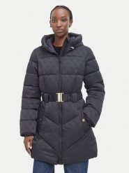 Guess Kurtka zimowa W6BL50 W4144 Czarny Regular Fit. Czarne kurtki Guess, na zimę, s, z aplikacjami, z syntetyku, bez kaptura. Za 954.99 zł.