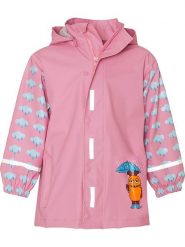 Playshoes Płaszcz przeciwdeszczowy w kolorze jasnoróżowym rozmiar: 86. Różowe płaszcze Playshoes, bez wzorów, bez kaptura. Za 74.99 zł.