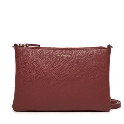 Torebka Coccinelle. Brązowe listonoszki Coccinelle, bez wzorów, bez dodatków. Za 409.99 zł.