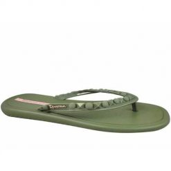 Japonki damskie Ipanema 27130AV466. Zielone japonki Ipanema, bez wzorów, z materiału. Za 57.99 zł.