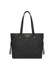 Beverly Hills Polo Club Torebka BHPC-L-005-07 Czarny. Czarne shopper bag Beverly Hills Polo Club, bez wzorów, ze skóry, bez dodatków. Za 229.99 zł.