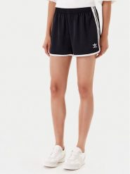 Adidas Szorty sportowe adicolor 3-Stripes Sprinter JD3119 Czarny Loose Fit. Czarne szorty sportowe adidas, bez wzorów, z syntetyku. Za 129.99 zł.