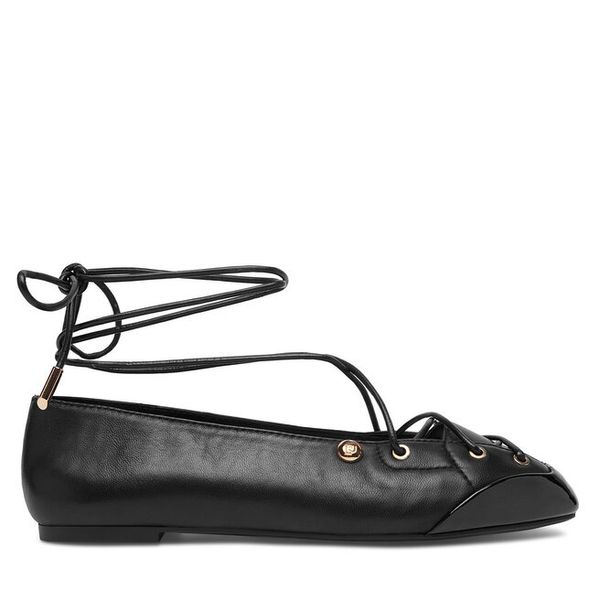 Baleriny Liu Jo. Czarne baleriny Liu Jo, bez wzorów, bez obcasa, bez zapięcia. Za 659.99 zł.