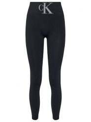 Calvin Klein Legginsy 701233380 Czarny Slim Fit. Czarne legginsy Calvin Klein, bez wzorów, z syntetyku. Za 79.99 zł.