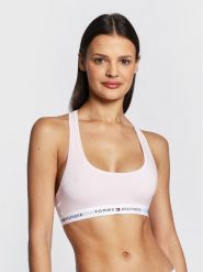 Tommy Hilfiger Biustonosz top UW0UW03820 Różowy. Czerwone biustonosze Tommy Hilfiger, bez wzorów, z bawełny. Za 89.99 zł.