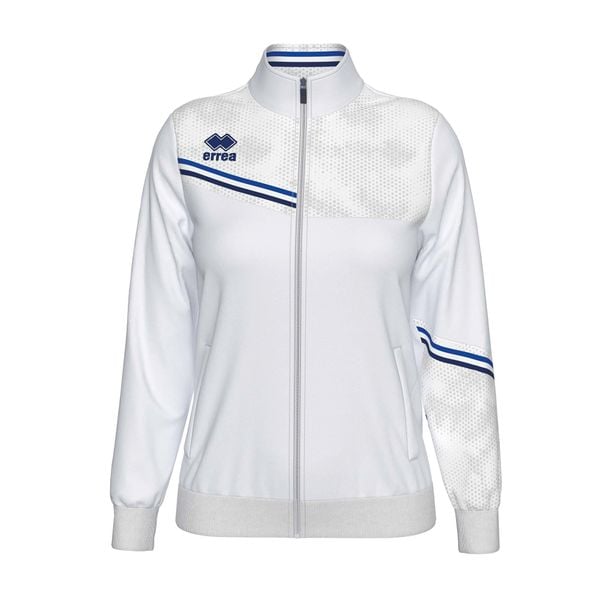 Bluza Errea Estella Kurtka Ad Damskie. Niebieskie bluzy bez kaptura ERREA, s, bez wzorów, z materiału, bez kaptura, do biegania. Za 230.40 zł.